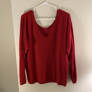 Vince Red Cashmere Sweater